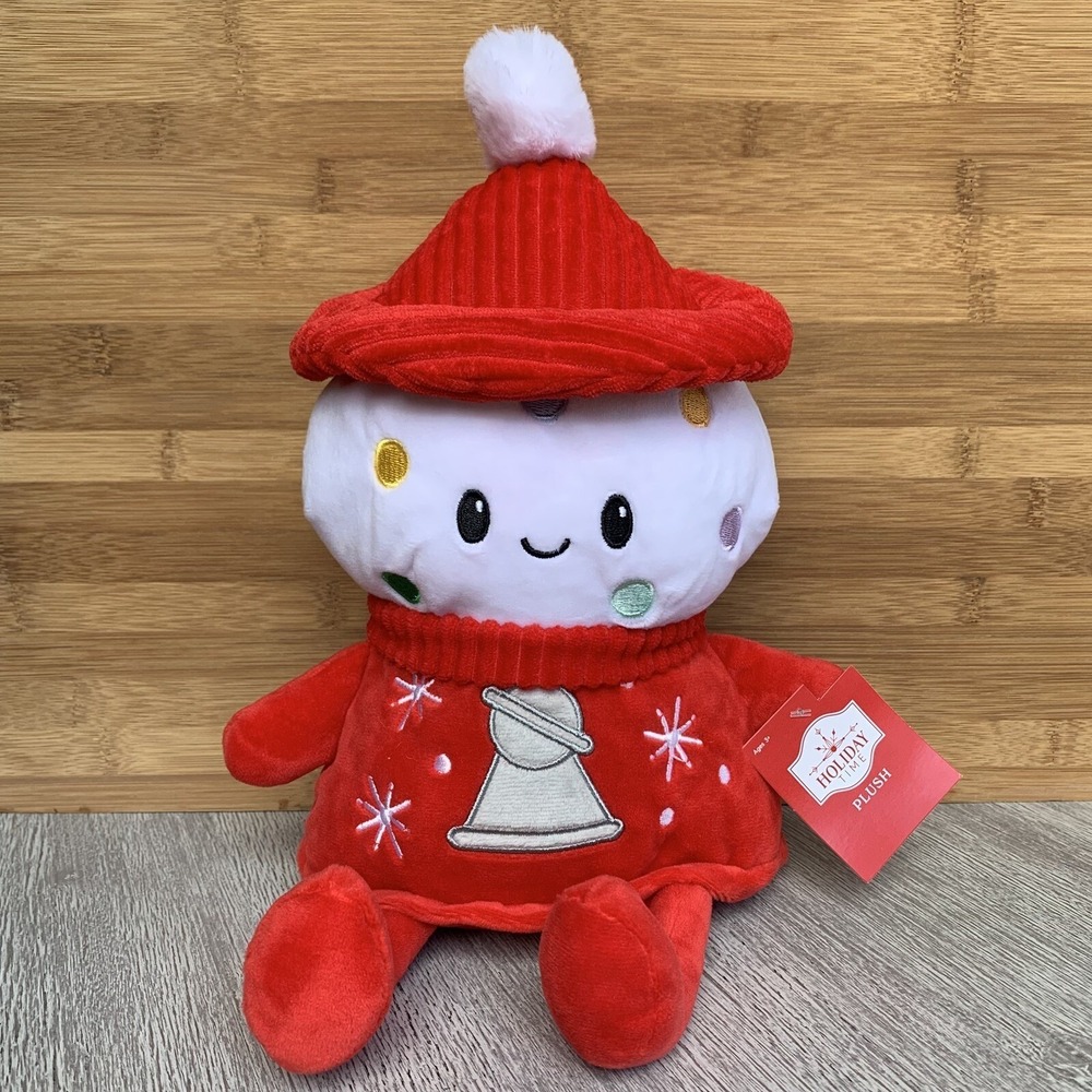 Holiday Time 14" Retro Gumball Machine Plush Stuffed Embroidered Christmas Toy